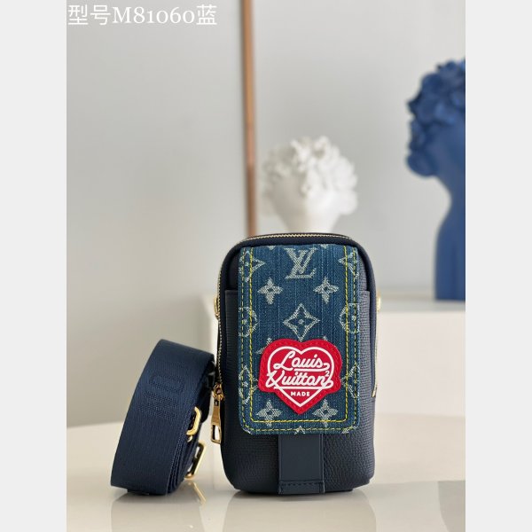 Shop Louis Vuitton MONOGRAM Flap Double Phone Pouch (M81060) by